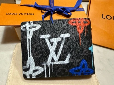 Мужской бумажник Louis Vuitton LV, новый, имеется чек, редкий в наличии. - Изображение 1 из 4