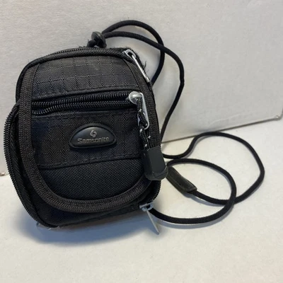 Samsonite Small Camera Bag 4.5 inch Case With Shoulder Neck Cord & Belt Loop - Image 1 of 4