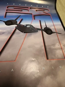 Vintage 2003 SR-71 Lockhead Stealth Blackbird Poster Original 17 x 25 - Picture 1 of 6