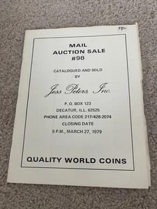 Subasta por correo #98 catálogo Jess Peters - 06/1979 L2 - Imagen 1 de 3