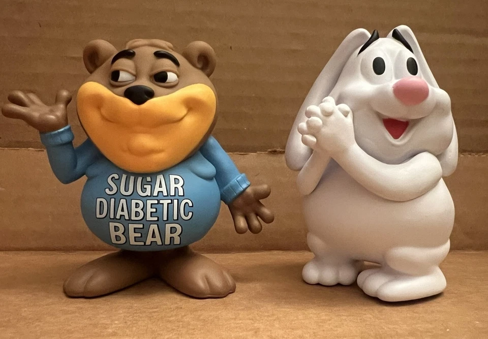 Ron English Popaganda Trucos Conejo Difícil - Lote Asesinos de Cereales Oso de Azúcar Foto 1 de 4