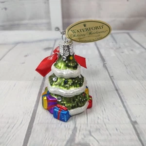 Waterford Holiday Erbstücke Weihnachtsbaum Glasschmuck 2 3/4" #135639 - Bild 1 von 6