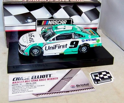 1:24 Acción 2020 #9 Unifirst Bristol All-Star Race Win Chase Elliott 1/1752 Foto 1 de 4