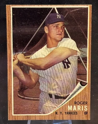 1962 Topps # 1 Roger Maris ~ EX ~ New York Yankees - Image 1 of 2