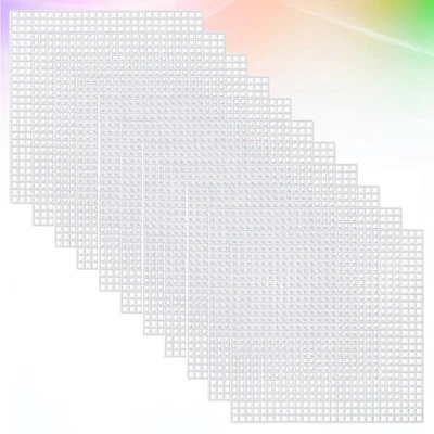 30 Pcs large canvas Hand-woven Plastic Canvas Mesh Plastic Canvas - Image 1 of 4
