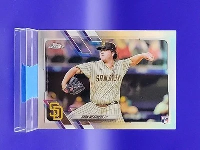 Ryan Weathers 2021 Topps Chrome Refractor Rookie Card SP 🔥 Padres - Image 1 of 2
