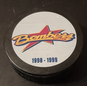 97-98 Dayton Bombers Hockey Puck - Picture 1 of 2