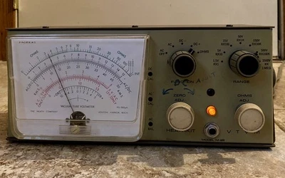 Tubo de vacío Heathkit IM-28 voltímetro sonda VTVM - ENCIENDE Foto 1 de 4