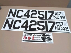 Great Planes Piper Cub 40 Size RC Model Airplane OEM Decals CUB4D01 CUB4D02 New! - Picture 1 of 7