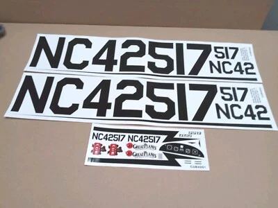 Great Planes Piper Cub 40 Size RC Model Airplane OEM Decals CUB4D01 CUB4D02 New! - Image 1 of 4
