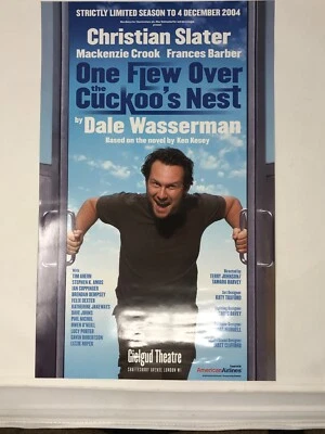 One Flew Over The Cuckoo’s Nest - Theatre Poster - Christian Slater - Original - Image 1 of 3