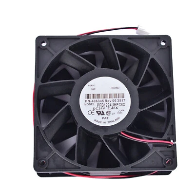 IACCESSORYONLINE Cooling Fan PFB1224UHEC8X For Delta 12038 24V 2.40A Large Air Volume Inverter US