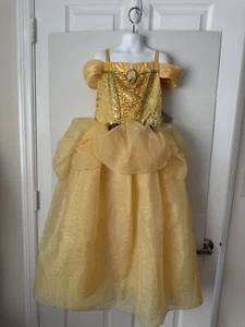 Disney Princess - Belle Dress Costume Dress Up 7/8 - Picture 1 of 23