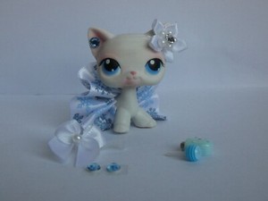 Littlest Pet Shop Custom Accessories Skirt Bows Earrings