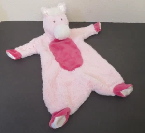 Douglas Soft Pink Horse Pony Cuddle Sshlumpie Plush Baby Infant Security Blanket - Picture 1 of 17