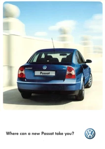 Volkswagen Passat Saloon & Estate Air Miles Promotion 2004 UK Market Brochure - Picture 1 of 7