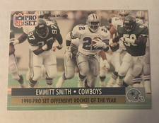 Emmit Smith Dallas Cowboys Football Pro Set Sports Trading Card