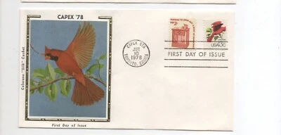 United States FDC first day cover Colorano cachet 1757a cardinal - Image 1 of 2
