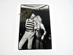 Foto firmada a mano de Richie Stotts Plasmatics 8x10 autografiada por Wendy O Williams - Imagen 1 de 6
