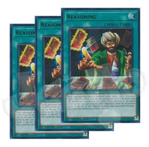 Yugioh - Reasoning x 3 - 1st Edition - Ultra Rare NM - Free Holographic Card - Picture 1 of 1
