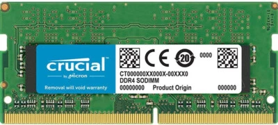 Crucial 16GB DDR4 2666 MHz PC4-21300 SODIMM 260-Pin Laptop Memory CT16G4SFRA266 - Image 1 of 2