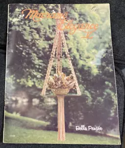 Vtg Rare Macrame Elegance Pattern 1979 Plant Holders/Lamp shades Pattern bk#GS5M - Picture 1 of 16