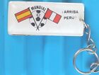 Peru Keychain Wold Cup Soccer Fifa Spain 82