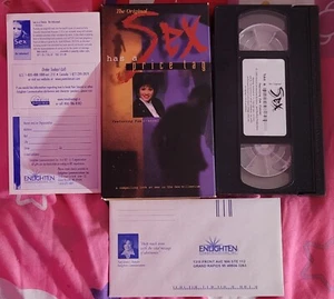The Original SEX Has A Price Tag A Look At Sex In The 90’s VHS w/ Insert papers - Picture 1 of 2