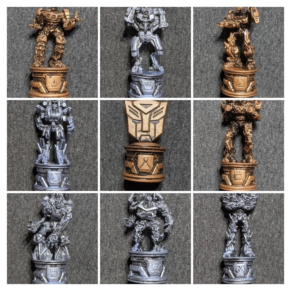 Transformers REPLACEMENT CHESS Set Piece Gold AUTOBOT Silver DECEPTICON Part Man - Image 1 of 1
