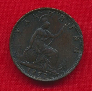 Great Britain 1873 FARTHING (Bronze) - Picture 1 of 2