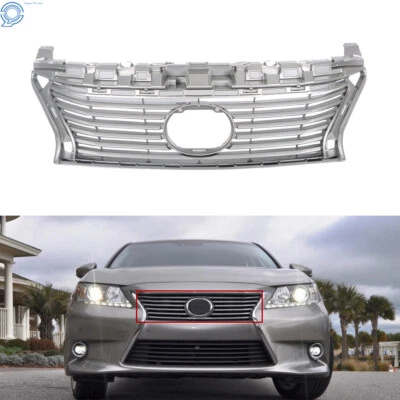 For Lexus ES350 ES300h 2013 2014 2015 LX1200146 Front Upper Bumper Grille Silver Foto 1 de 4