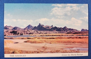 1985 Vintage Postcard Needles Nevada Colorado River Merle Porter - Picture 1 of 2