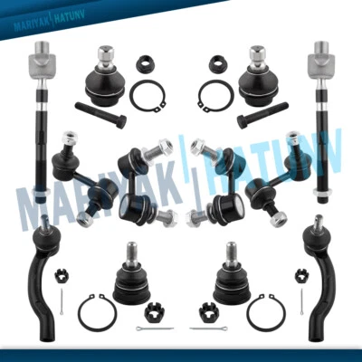 Kit de suspensión delantera y trasera de 12 piezas para Nissan Pathfinder 2005-2012 4,0 L 5,6 L Foto 1 de 4
