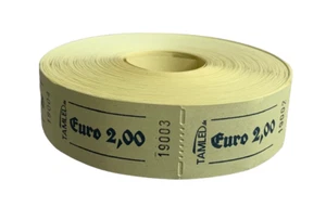 TAMLED Bonrolle 2,00 €  gelb Wertmarke 1000 Abrisse - Bild 1 von 1
