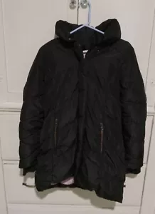 Steve Madden Gen Steve Womens Black Puffer Coat Outerwear Size M - Picture 1 of 14