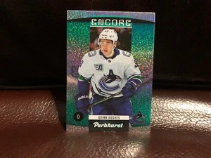 2021 Parkhurst Upper Deck Encore Quinn Hughes # E-1 Canucks - Picture 1 of 2