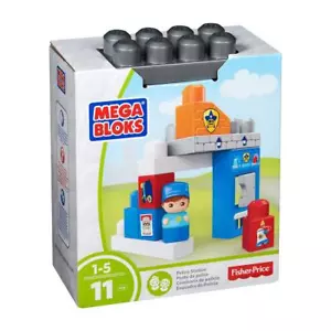MEGA BLOKS DYC56 Polzei Station Polizeiwache mit Figur - Bild 1 von 2