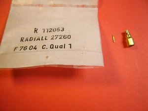 [1szt] RADIALL R112053 50 omów wtyczka 10ghz złącze rf - Zdjęcie 1 z 1