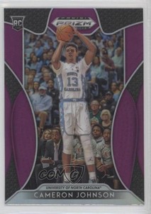 2019-20 Panini Prizm Draft Picks Purple Prizm Cameron Johnson #13 Rookie RC