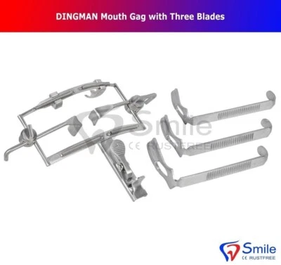 SHANZI Dingman Mouth Gag / Three Blades For Cleft Palate Repair CE Product UK Brand