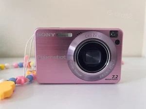 Sony Cyber-shot DSC-W120 7.2MP 4x Optical Zoom Digital Camera English Pink - Picture 1 of 10