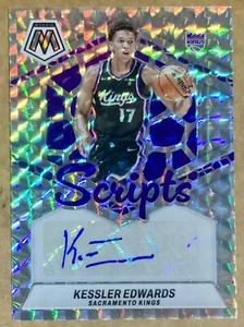 2023-24 PANINI MOSAIC SCRIPTS PRIZM #MS-EDW KESSLER EDWARDS - SACRAMENTO KINGS - Picture 1 of 2