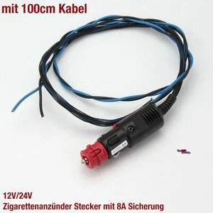 Coche Enchufe de Encendedor 12V 24 8A Lata Cable Cargador 1M - Imagen 1 de 4