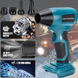 Brushless Gebläse Mini Turbo Gebläse Hand Gewalt Ventilator für Makita 18V Akku - Bild 1 von 10