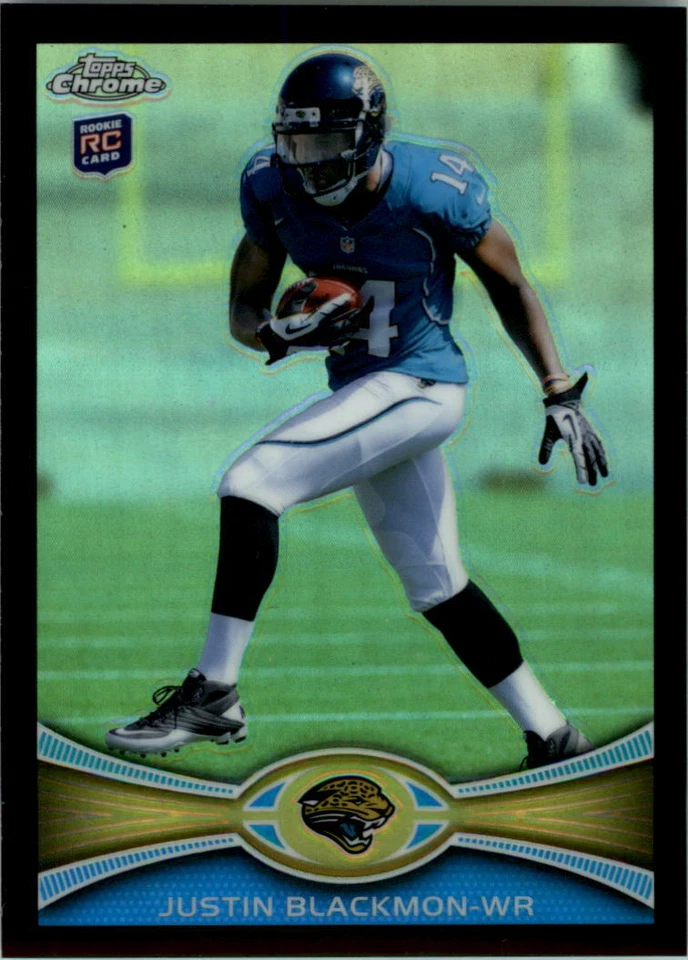 2012 Topps Chrome Black Refractors Football Card Pick - Image 1 of 1