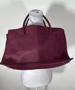 Stuart Weitzman Women’s Suede Leather Solid Color Handbag made in Spain - Picture 1 of 9