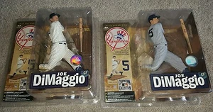JOE DIMAGGIO COOPERTOWN SERIES NY YANKEES FIGURE MCFARLANE HOME & AWAY JERSEY - Picture 1 of 11