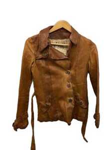 GIORGIO BRATO #4 Leather jacket 40 cowhide brown