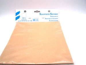 Sandpapier Schleifpapier Körnung: 80/100/120/180/240, je 2 Blatt, Trockenschlif - Bild 1 von 7