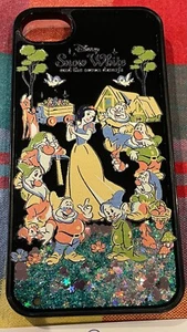 NEW Black Iphone 7/8 Hard Case/Cover - Snow White Glitter Sand - Picture 1 of 1